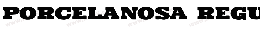 Porcelanosa Regular字体转换